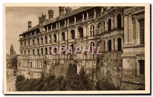 Ansichtskarte AK La Chateau France Chateaux De La Loire Chateau De Blois Facade Francois