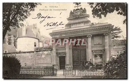 Cartes postales Tours Portique De l'Archeveche