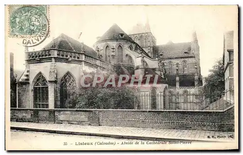 Cartes postales Lisieux Abside De La Cathedrale Saint Pierre