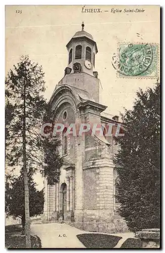 Cartes postales Lisieux eglise Saint Desir