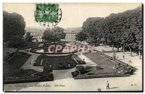 Cartes postales Lisieux Le Jardin Public