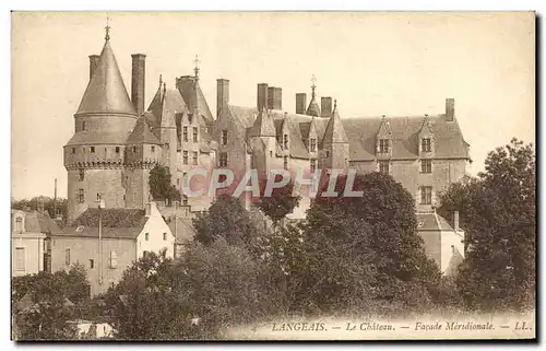 Cartes postales Langeais Le Chateau Facade Meridionale