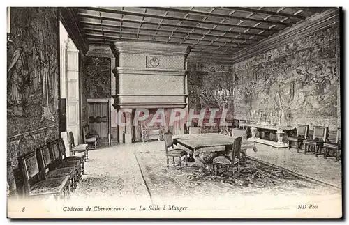 Ansichtskarte AK Chateau de Chenonceaux La Salle a Manger