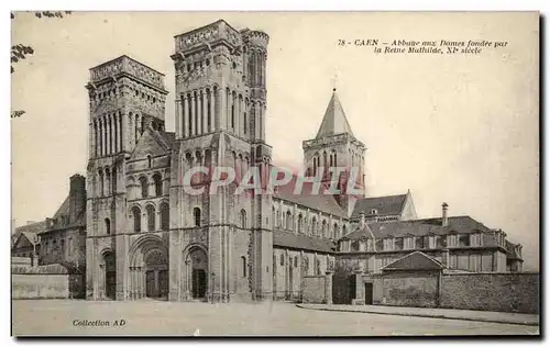 Cartes postales Caen Abbaye aux Dames Fandee par la Reine Mathilde