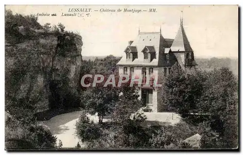 Cartes postales Lussault Chateau de Montjoue