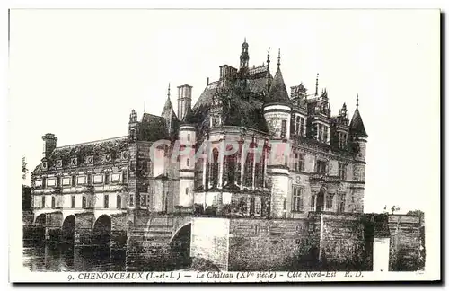 Cartes postales Chenonceaux le Chateau Cole Nord Est