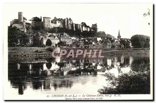 Cartes postales Chinon Le Chateau