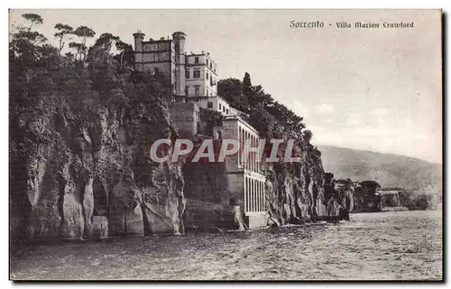 Cartes postales Sorrento Villa Marion Crowford