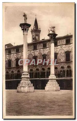 Cartes postales Vicenza Piazza Dei Signori Le Colonne Del Redentore E Di