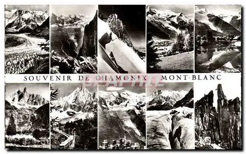 Ansichtskarte AK Souvenir De Chamonix Mont Blanc