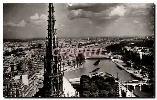 Ansichtskarte AK Paris En Flanat Vue Panoramique Prise De Notre Dame