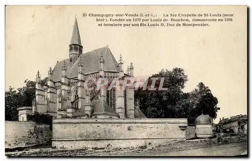 Ansichtskarte AK Champigny Sur Veude La Ste Chapelle De St Louis Fondee En Par Louis De Bourbon