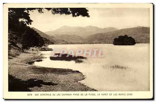 Ansichtskarte AK Vue Generale Du LAc Chambon Prise De La Plarge La Forer Et LEs Monts Dore