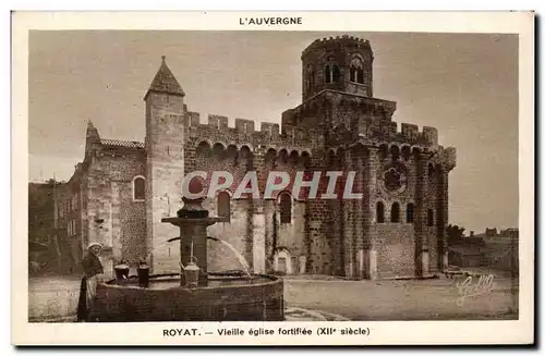 Cartes postales Royat Vieille Eglise Fortitiee