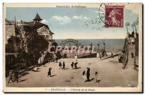 Cartes postales Granville L&#39Entree De La Plage