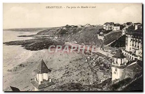 Ansichtskarte AK Granville Vue Prise Du Moulin A Vent