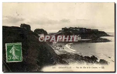 Cartes postales Granville Vue du Roc Et Le Casino