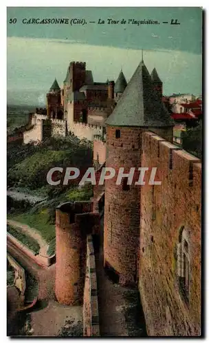 Cartes postales Carcassonne La Tour De l&#39Inquisition