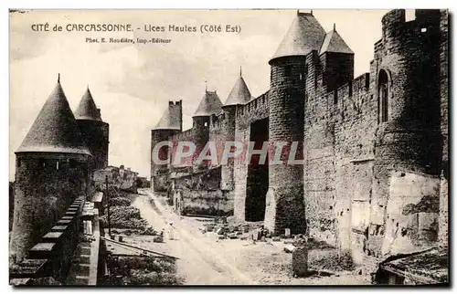 Ansichtskarte AK Cite De Carcassonne Lices Hautes