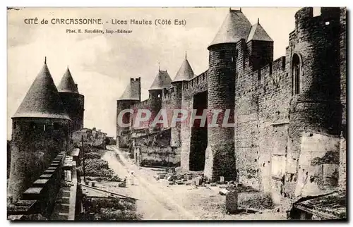 Cartes postales Cite De Carcassonne Lices Hautes