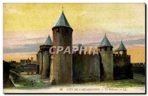Cartes postales Cite De Carcassonne Le Chateau