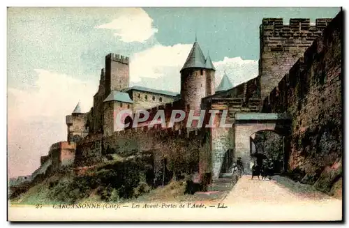 Cartes postales Cite De Carcassonne Les Avant Portes De l&#39Aude