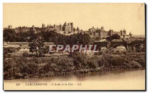 Cartes postales Carcassonne L'Aude Et La Cite