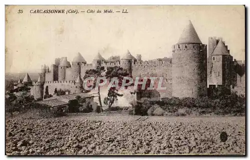 Ansichtskarte AK Carcassonne Cote du Midi