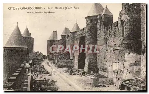 Cartes postales Cite de Carcassonne Lices Hautes