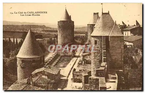 Cartes postales La Cite de Carcassonne Les Lices Hautes