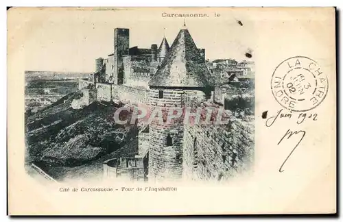 Ansichtskarte AK Cite de Carcassone Tour de L&#39Inquisition