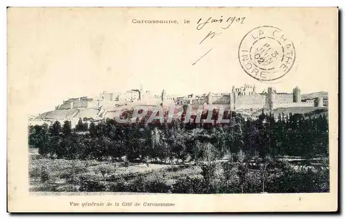 Cartes postales Vue generale de la Cite de Carcassonne