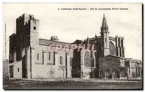 Ansichtskarte AK Cathedrale Saint Nazaire Cite de Carcassonne