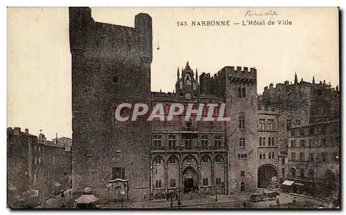 Cartes postales Narbonne L&#39Hotel de Ville