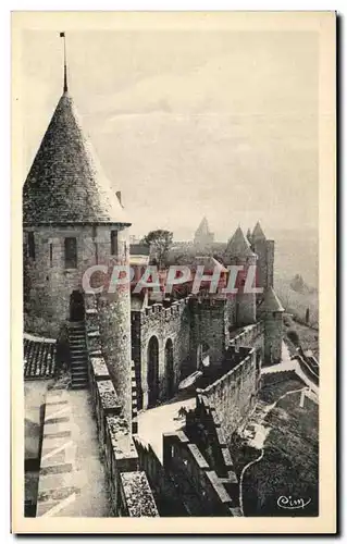 Cartes postales la Cite de Carcassonne Ensemble de la Porte d&#39Aube