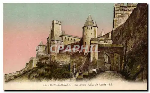 Cartes postales Carcassonne Les Avant Portes de l'Aude