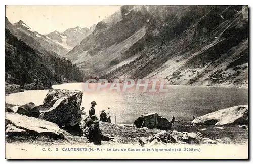 Ansichtskarte AK Cauterets Le lac de Gaube et le Vignemale