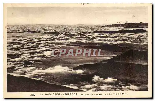 Ansichtskarte AK Bagneres de Bigorre La mer de nuages vue du Pic du Midi