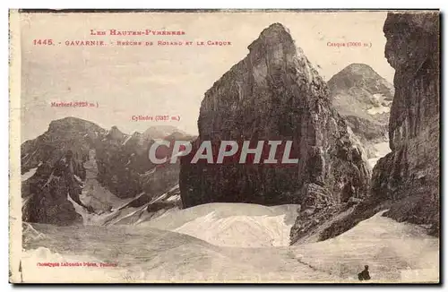 Cartes postales Gavarnie Breche de Roland et le casque