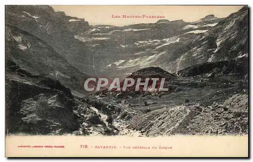 Cartes postales Gavarnie Vue generale du cirque