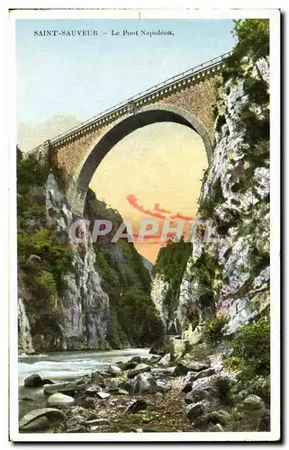 Ansichtskarte AK Saint Sauveur Le Pont Napoleon