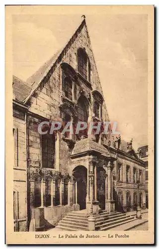 Cartes postales Dijon Le Palais de Justice Le Porche