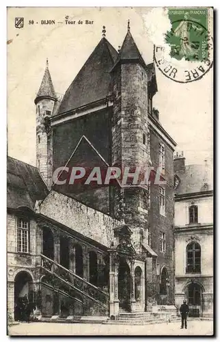 Cartes postales Dijon Tour de Bar