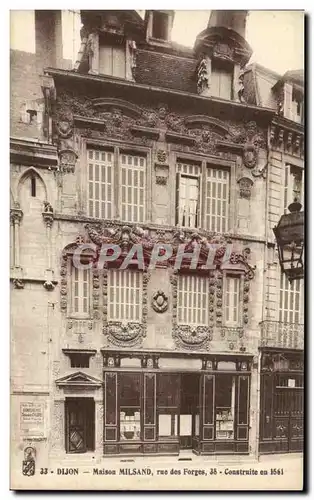 Cartes postales Dijon Maison Milsand rue des Forges