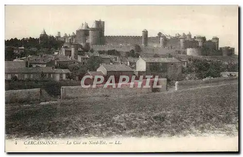 Ansichtskarte AK Carcassonne La Cite au Nord Est