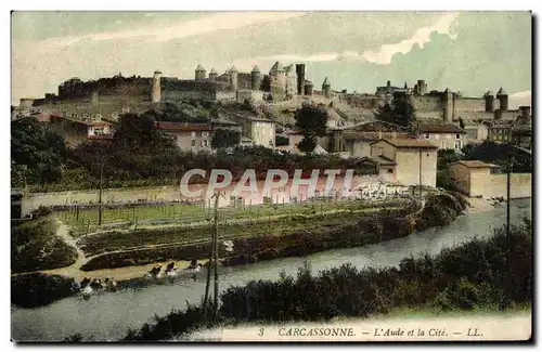 Cartes postales Carcassonne L&#39Aude et la Cite Lavandieres