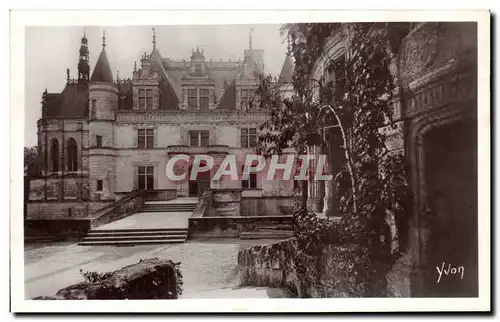 Cartes postales Chateau de Chenonceaux Aile Thomas Bohier et detail de la Tour