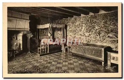 Cartes postales Langeais Le Chateau Chambre a coucher