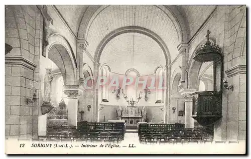 Cartes postales Sorigny Interieur de I&#39Eglise