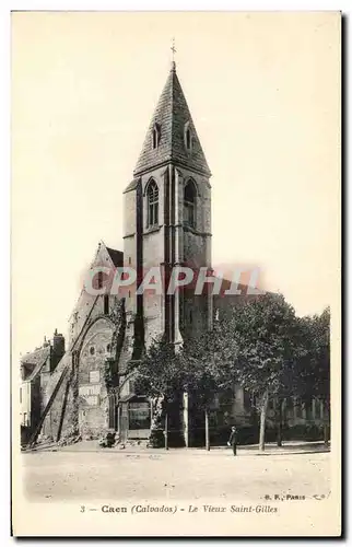 Cartes postales Caen Le Vieux Saint Gilles